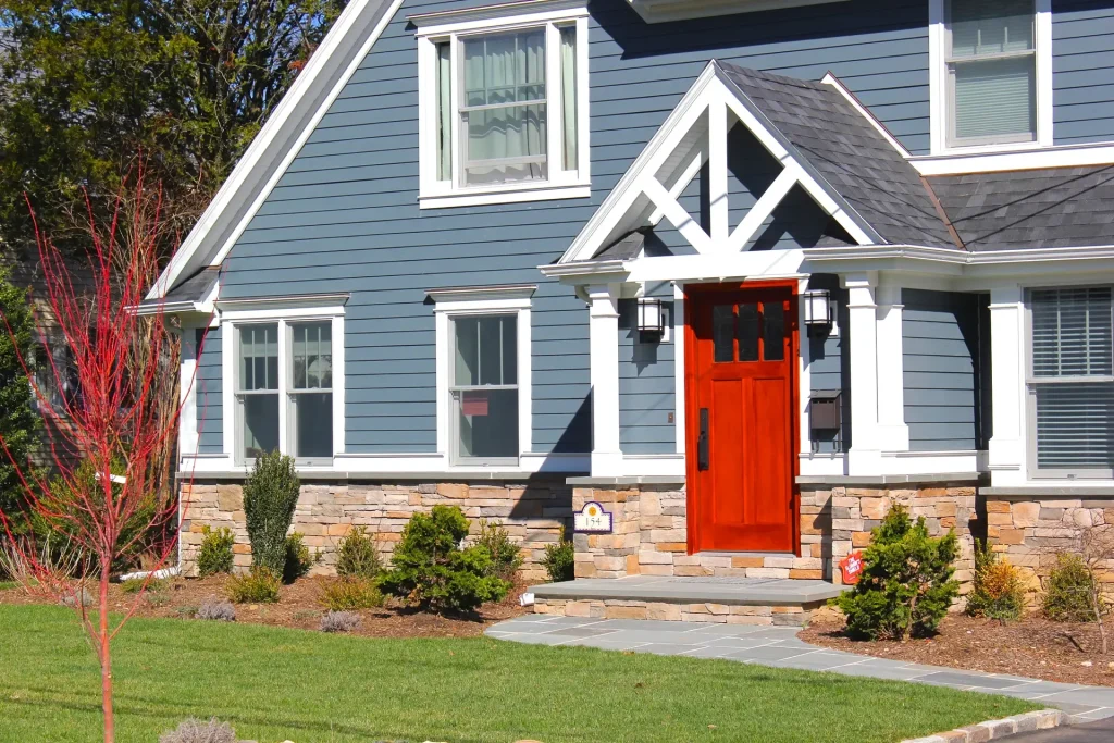 hardie plank lap on a residential home in Ohio