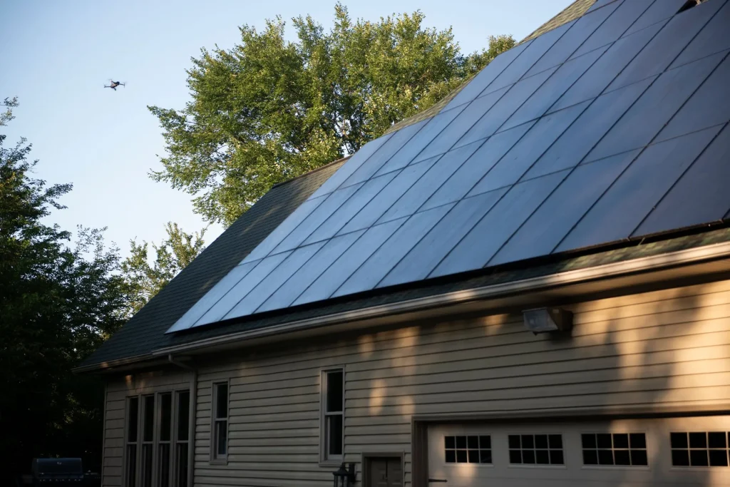 Hello sunray solar panels on a residential home in Green, OH
