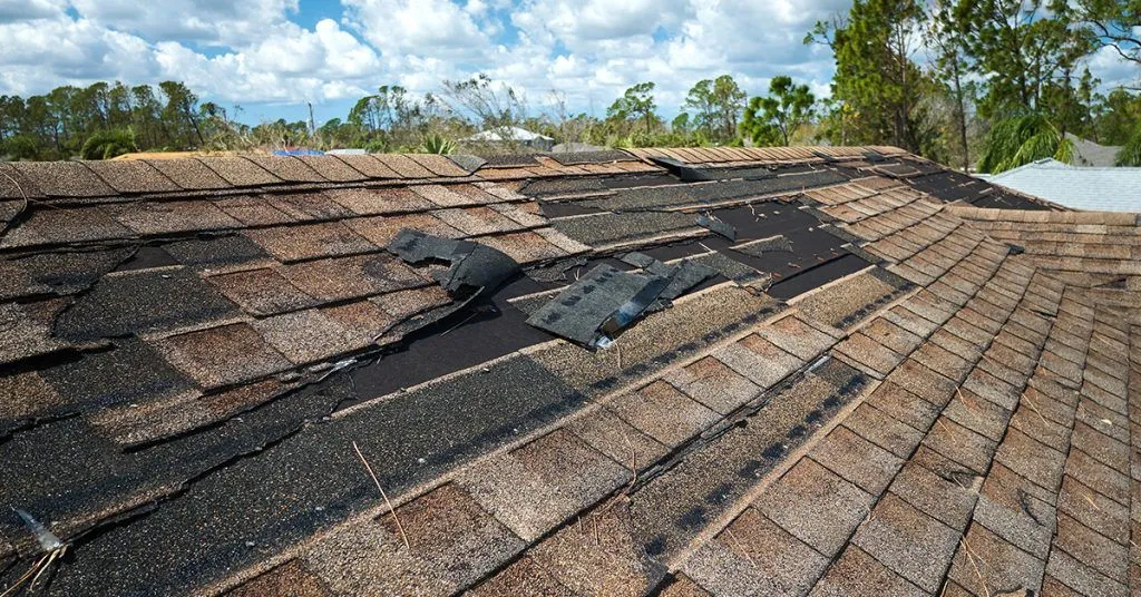 roof damage in Canton, Ohio